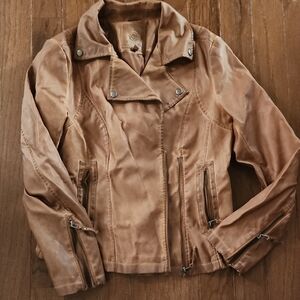 Women's Brown Leather Jacket